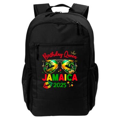 50th Birthday Girl Queen Jamaica Vacation Matching Outfit Backpack