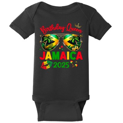 50th Birthday Girl Queen Jamaica Vacation Matching Outfit Baby Bodysuit