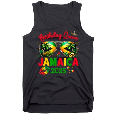50th Birthday Girl Queen Jamaica Vacation Matching Outfit Tank Top