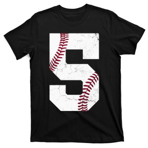 5th Birthday Gift Baseball Five 5 2018 funny sport T-Shirt