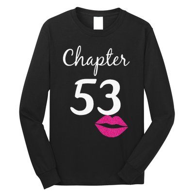 53rd Birthday Gift For Her Chapter 53 Years Old 53rd Bday Tank Top Long Sleeve Shirt