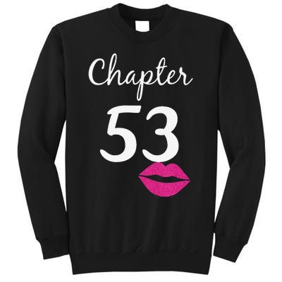 53rd Birthday Gift For Her Chapter 53 Years Old 53rd Bday Tank Top Sweatshirt