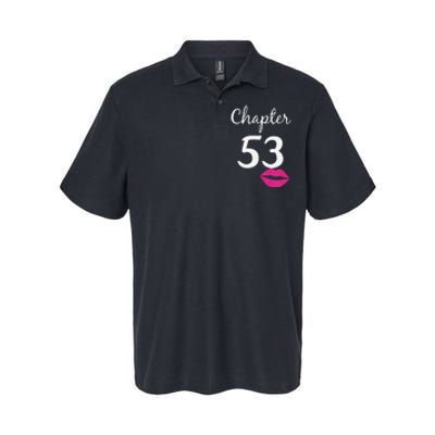 53rd Birthday Gift For Her Chapter 53 Years Old 53rd Bday Tank Top Softstyle Adult Sport Polo