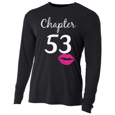 53rd Birthday Gift For Her Chapter 53 Years Old 53rd Bday Tank Top Cooling Performance Long Sleeve Crew