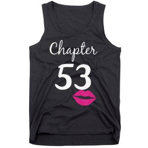 53rd Birthday Gift For Her Chapter 53 Years Old 53rd Bday Tank Top Tank Top