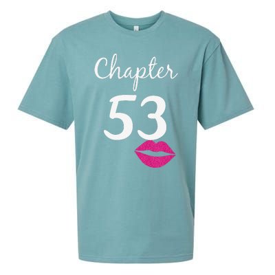 53rd Birthday Gift For Her Chapter 53 Years Old 53rd Bday Tank Top Sueded Cloud Jersey T-Shirt