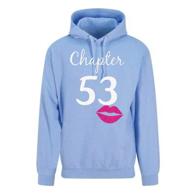 53rd Birthday Gift For Her Chapter 53 Years Old 53rd Bday Tank Top Unisex Surf Hoodie