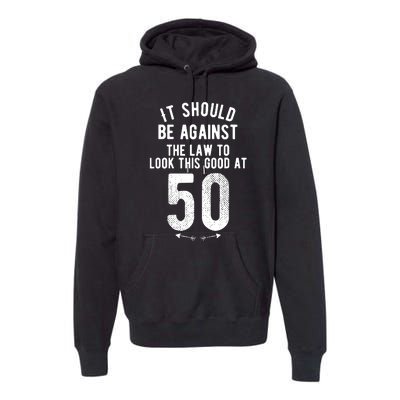 50th Birthday Gift Vintage 1972 Premium Hoodie