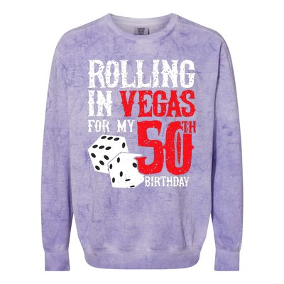 50th Birthday Gift Vintage 1972 Colorblast Crewneck Sweatshirt