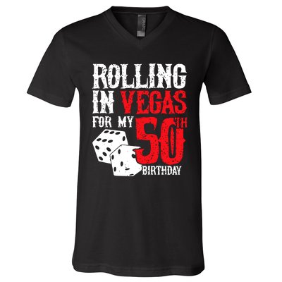 50th Birthday Gift Vintage 1972 V-Neck T-Shirt