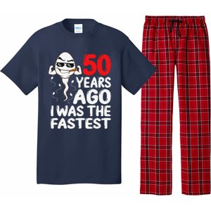 50th Birthday Gag Dress 50 Years Ago I Was The Fastest Funny Pajama Set