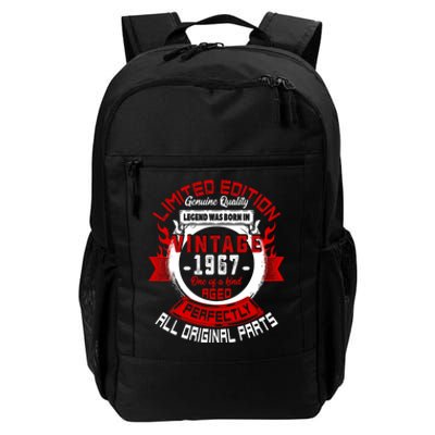 55th Birthday Gift Vintage Legends Born In 1967 55 Years Old Daily Commute Backpack