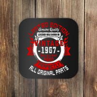 55th Birthday Gift Vintage Legends Born In 1967 55 Years Old Coaster