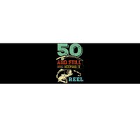 50th Birthday Gift For Fisherman Mens Bumper Sticker