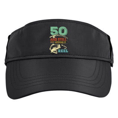 50th Birthday Gift For Fisherman Mens Adult Drive Performance Visor