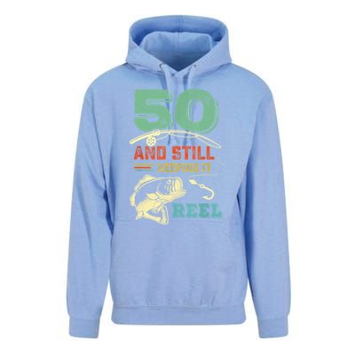 50th Birthday Gift For Fisherman Mens Unisex Surf Hoodie