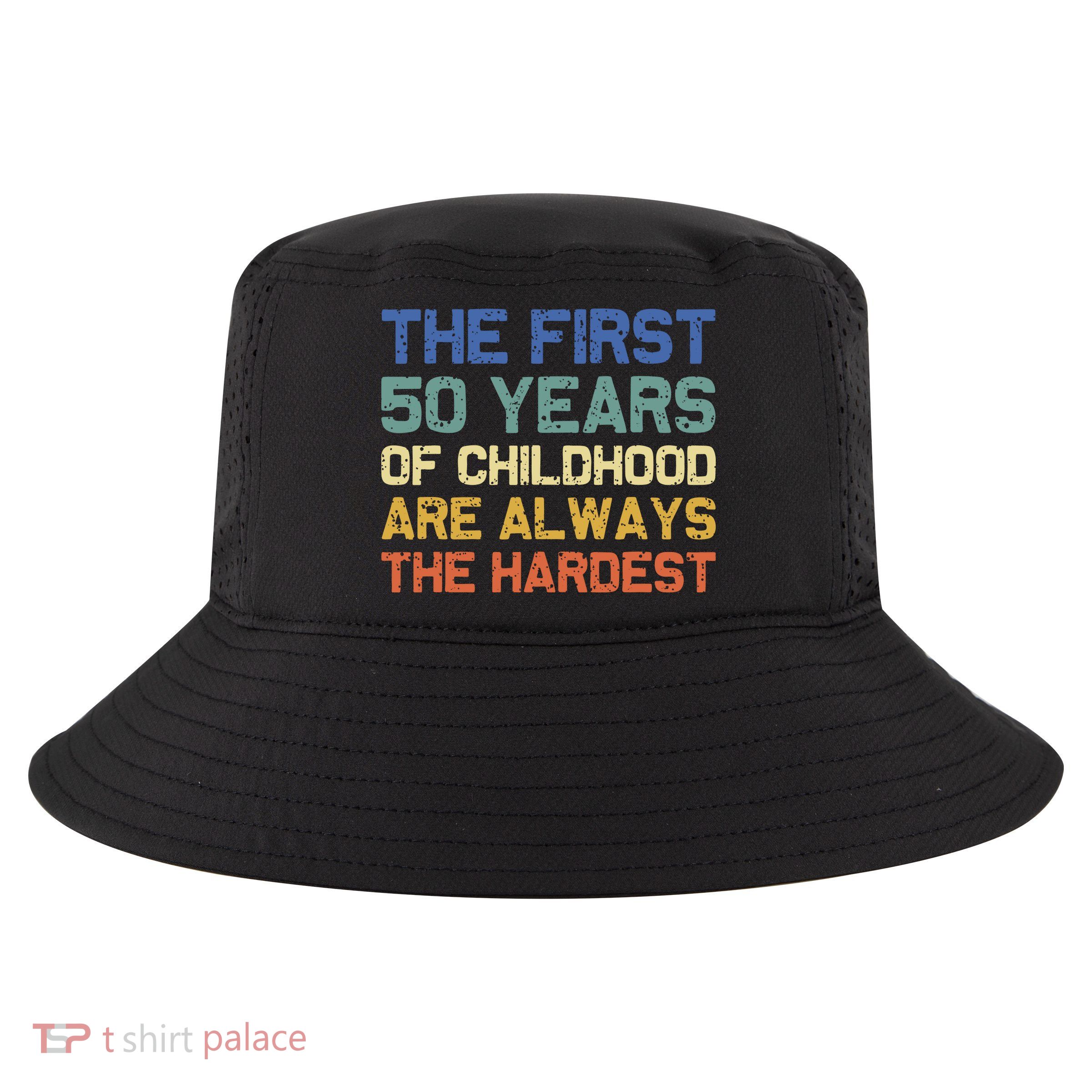 50th Birthday Gift Vintage 1972 Cool Comfort Performance Bucket Hat