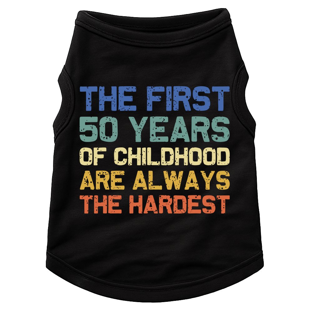 50th Birthday Gift Vintage 1972 Doggie Tank