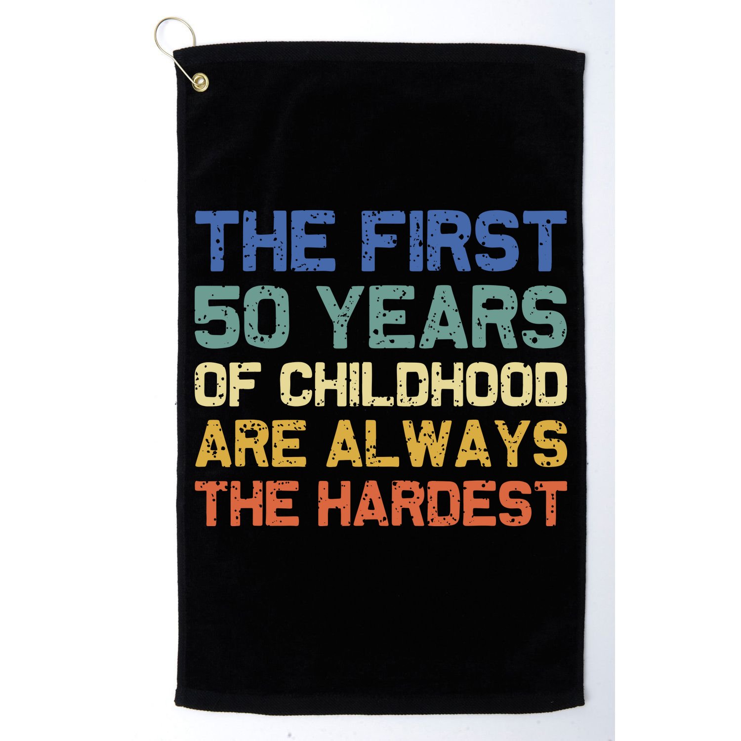 50th Birthday Gift Vintage 1972 Golf Towel