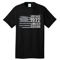 50th Birthday Gift Vintage 1972 Tall T-Shirt