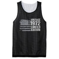 50th Birthday Gift Vintage 1972 Mesh Reversible Basketball Jersey Tank