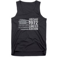 50th Birthday Gift Vintage 1972 Tank Top