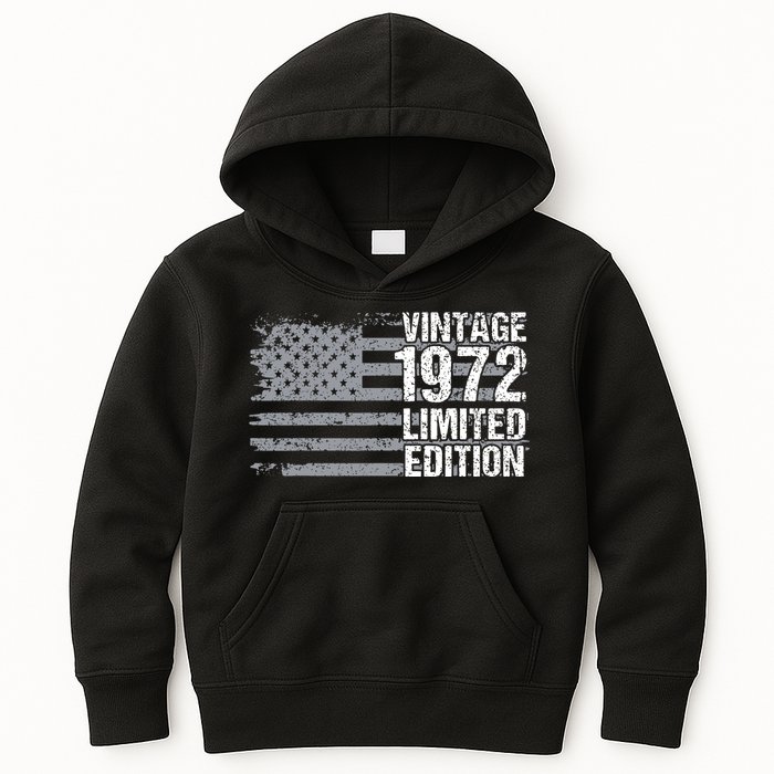 50th Birthday Gift Vintage 1972 Kids Hoodie