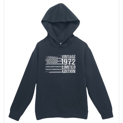 50th Birthday Gift Vintage 1972 Urban Pullover Hoodie