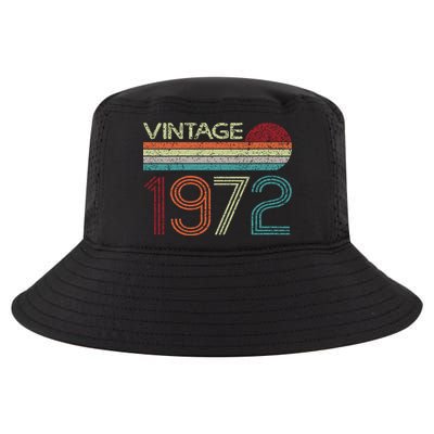 50th Birthday Gift Vintage 1972 Cool Comfort Performance Bucket Hat