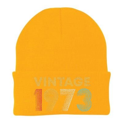 50th Birthday Gift Vintage 1973 50 Years Old Knit Cap Winter Beanie