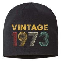 50th Birthday Gift Vintage 1973 50 Years Old Sustainable Beanie