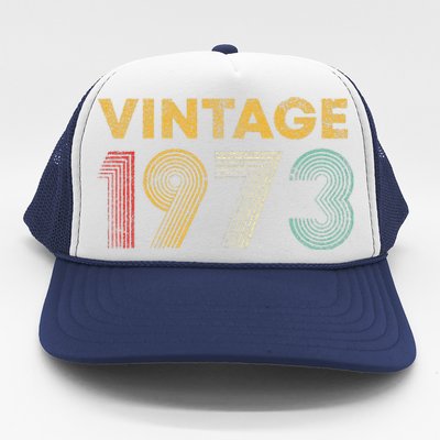 50th Birthday Gift Vintage 1973 50 Years Old Trucker Hat