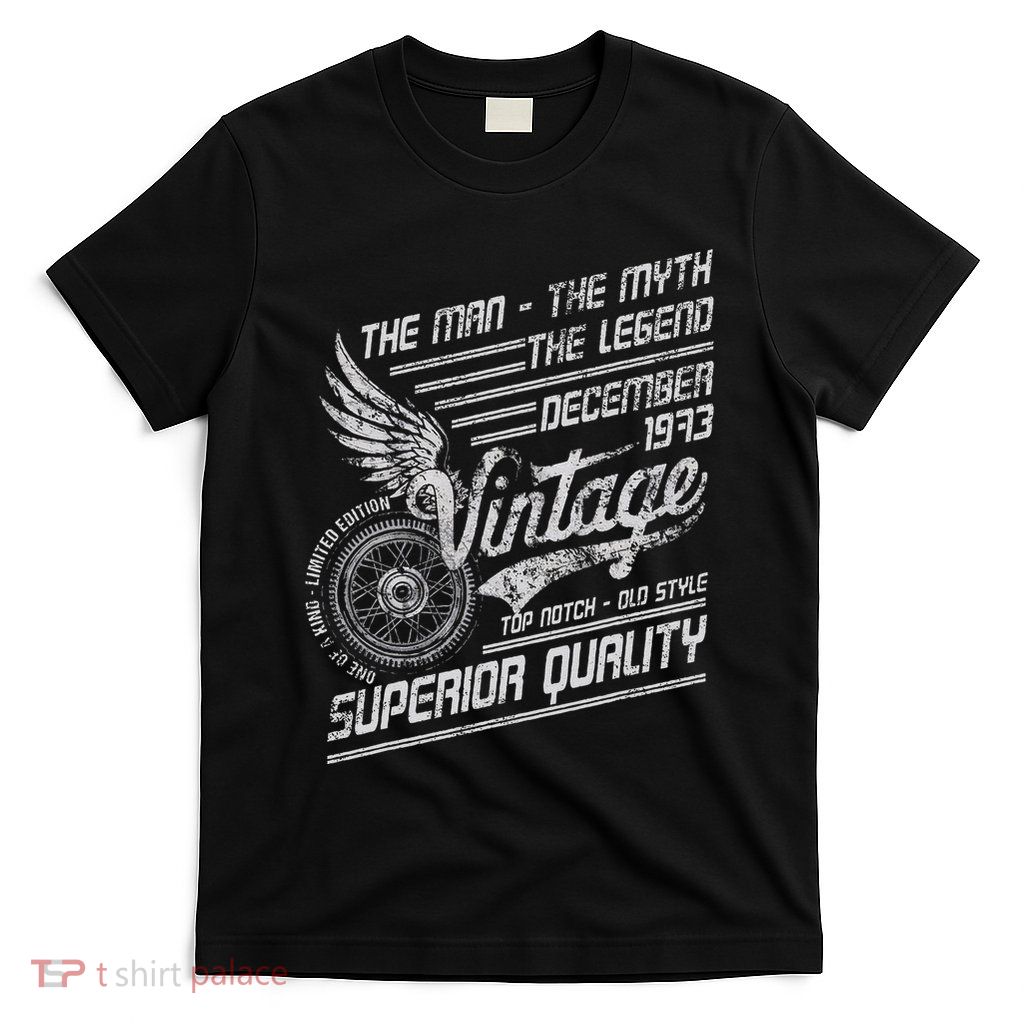 51st Birthday Gifts December 1973 Bday 51 Years Old T-Shirt