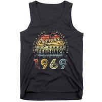 54th Birthday Gift Awesome Since February 1969 54 Year Old Tank Top