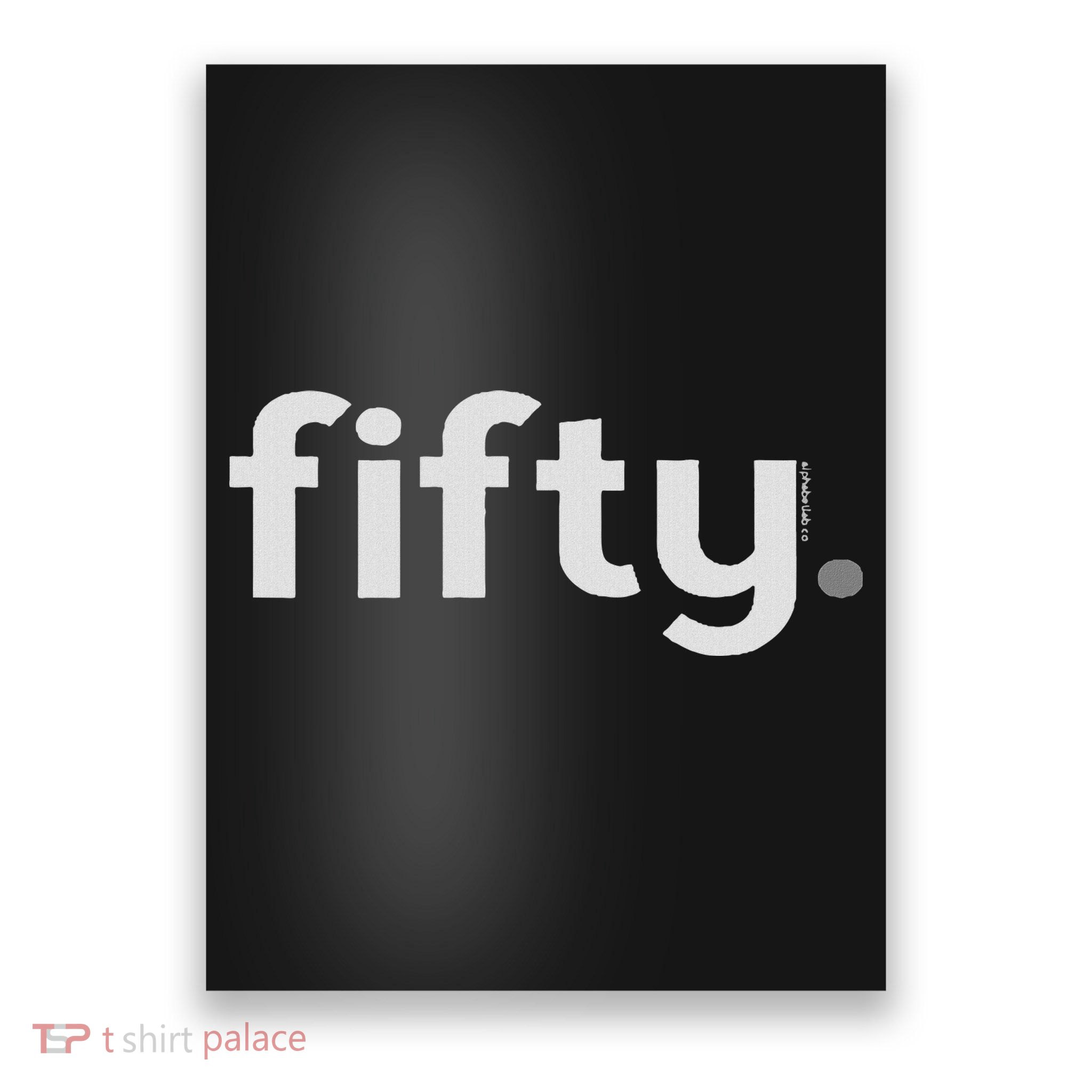 50th Birthday Gift Ideas For Him Fifty Design Party Poster