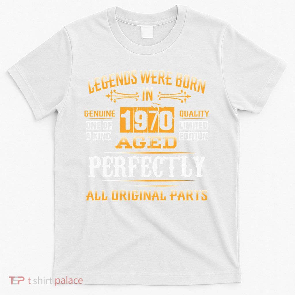 53rd Birthday Gift Vintage Legend Born In 1970 53 Years Old T-Shirt