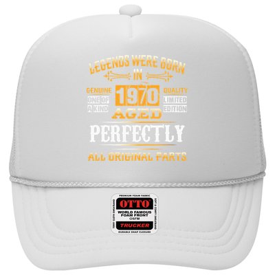 53rd Birthday Gift Vintage Legend Born In 1970 53 Years Old Trucker Hat