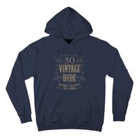 50th Birthday Gift Idea For Vintage Lover 50 Years Old Dude Hoodie