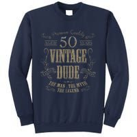 50th Birthday Gift Idea For Vintage Lover 50 Years Old Dude Sweatshirt