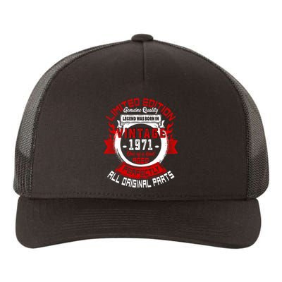 53nd Birthday Gift Vintage Legends Born In 1971 53 Years Old Yupoong Adult 5-Panel Trucker Hat