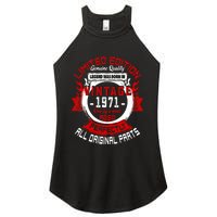 53nd Birthday Gift Vintage Legends Born In 1971 53 Years Old Women's Perfect Tri Rocker Tank