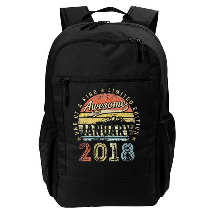 5th Birthday Gift Awesome Since January 2018 5 Year Old Daily Commute Backpack