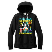 5th Birthday Gift This Mad Scientist Is 5 Let's Experiment Women's Fleece Hoodie