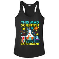 5th Birthday Gift This Mad Scientist Is 5 Let's Experiment Ladies PosiCharge Competitor Racerback Tank