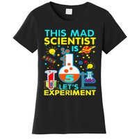 5th Birthday Gift This Mad Scientist Is 5 Let's Experiment Women's T-Shirt