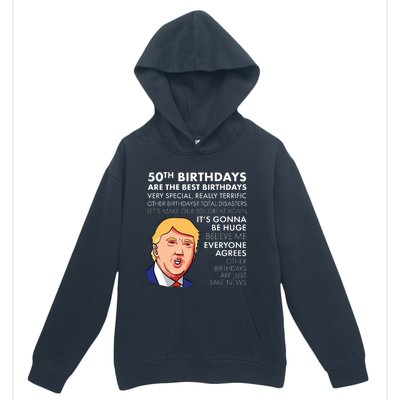 50th Birthday Gift Funny Trump Quote For Man Urban Pullover Hoodie