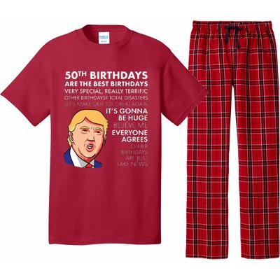 50th Birthday Gift Funny Trump Quote For Man Pajama Set