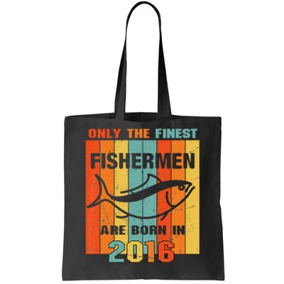 5th Birthday Gift For 5 Year Old Fishing Fishermen 2016 Tote Bag