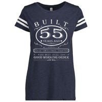 55th Birthday Graphic Built 55 Years Ago Original Parts Enza Ladies Jersey Football T-Shirt