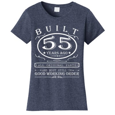 55th Birthday Graphic Built 55 Years Ago Original Parts Women's T-Shirt